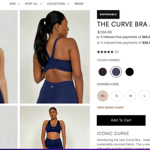 437 Hydrate Set (Bra and leggings) - Picture 5 of 6